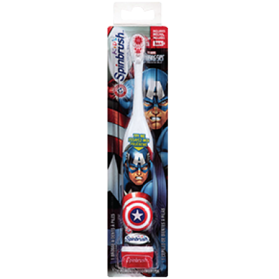 Детская автоматическая зубная щетка Capitan America